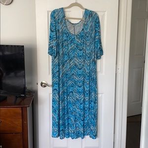 Flirty plus size summer swing dress